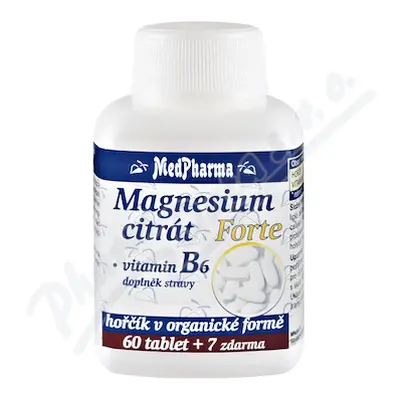 MedPharma Magnesium citrát Forte B6 tbl.67