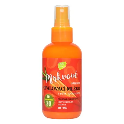 VIVACO mrkvové opalovací mléko SPF20 150ml