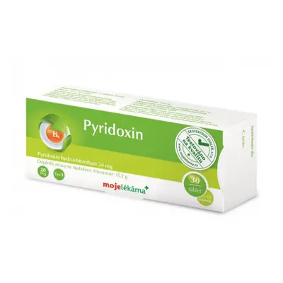 Pyridoxin 20mg tbl.30+10 Moje lékárna