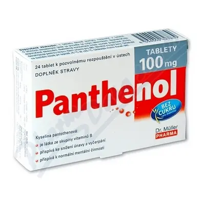 Panthenol tablety 100mg tbl.24 Dr.Müller