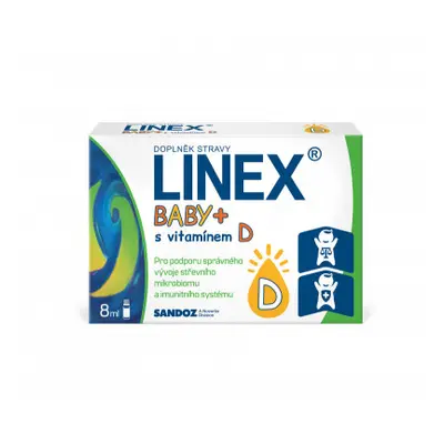 Linex Baby + s vitamínem D 8ml