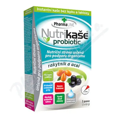 Nutrikaše probiotic rakytník a acai 180g (3x60g)