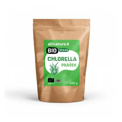 Allnature Chlorella prášek BIO 100g