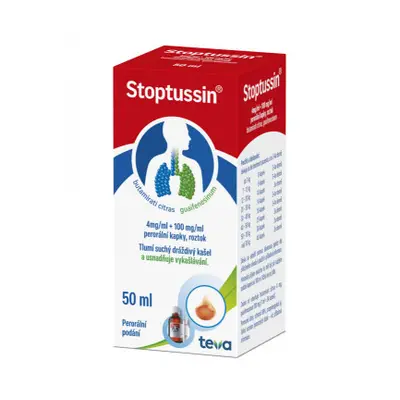 Stoptussin, perorální kapky, roztok 50 ml