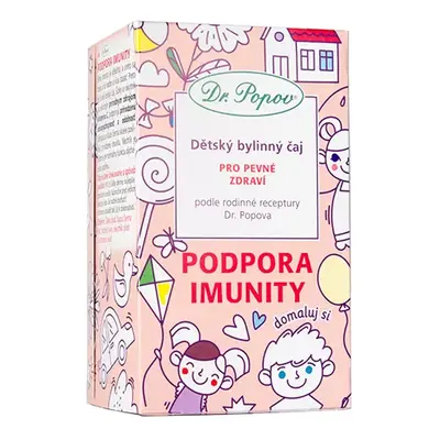 Dr.Popov Dětský bylin.čaj-Podpora imunity 20x1.5g