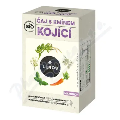 LEROS čaj s kmínem kojící Bio 20x1.8g