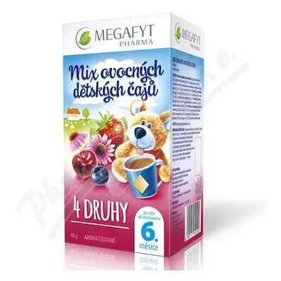 Megafyt MIX ovocných dětských čajů 20x2g