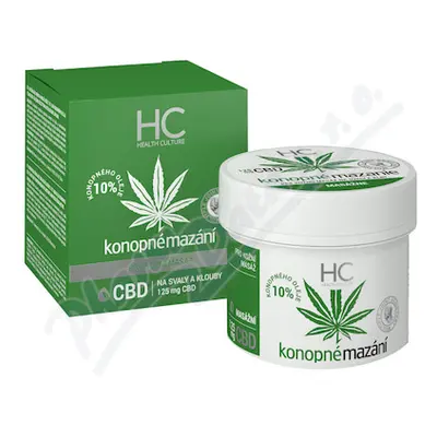 Konopné mazání 10% s CBD 125ml