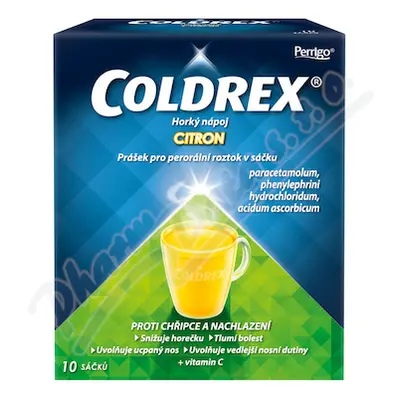 Coldrex Horký náp.Citron 750mg/10mg/60mg sol.10 II