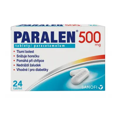 Paralen 500mg tbl.nob.24