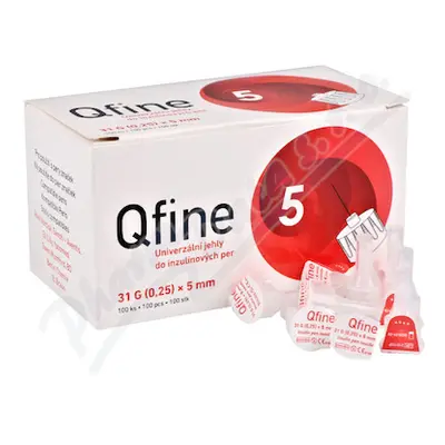 Q-fine jehla 5mm 31G/0.25x5mm 100ks