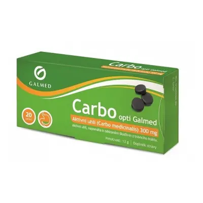 Carbo medicinalis Opti tbl.20x300mg Galmed