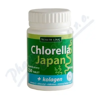 Chlorella Japan + kolagen tbl.250