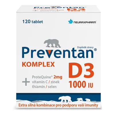 Preventan Komplex D3 1000IU tbl.120