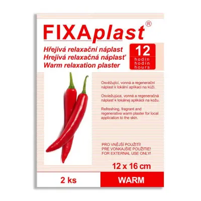 FIXAplast WARM hřejivá relax.náplast 12x16cm 2ks