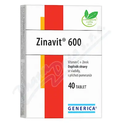 Zinavit 600 cucavé tablety 40 ks Generica