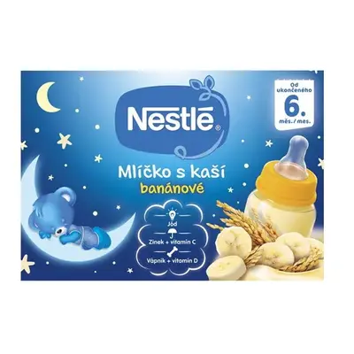 NESTLÉ Mlíčko s kaší banánové 2x200ml 6M+