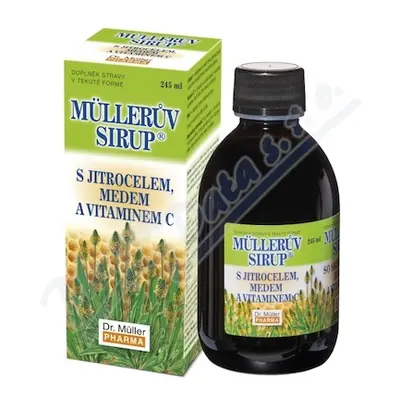 Müllerův sirup s jitrocelem medem a vit.C 245ml