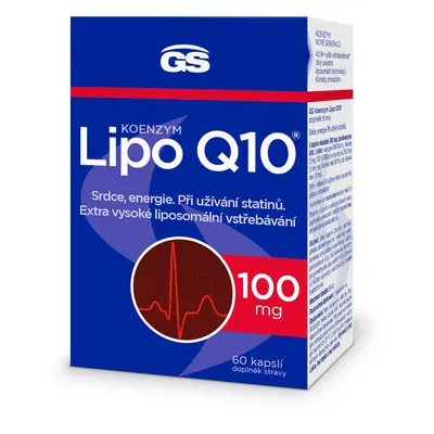 GS Koenzym Lipo Q10 100 mg, 60 kapslí