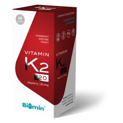 Vitamín K2 120 mcg 60 tob.- klinicky ověřeno*