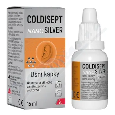 Coldisept nanoSilver ušní kapky 15ml