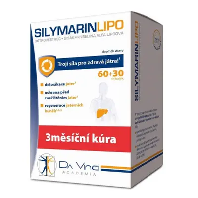 SILYMARIN LIPO Da Vinci Academia tob.60+30 ZDARMA