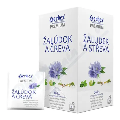 HERBEX Žaludek a střeva n.s.20x1.5g