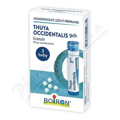 Thuya Occidentalis CH9 gra.4g 3 tuby