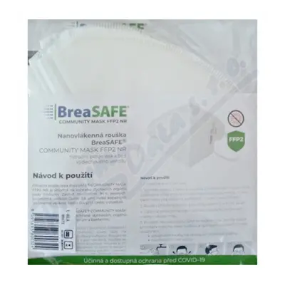 BreaSAFE COMMUNITY MASK FFP2 bílá L 5ks