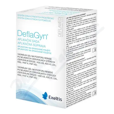 DeflaGyn aplikační sada 2 aplikátory + gel 150ml