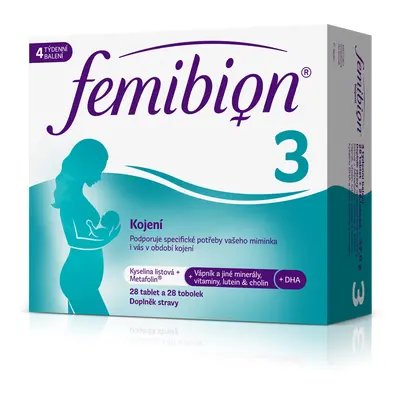 Femibion 3 Kojení 28 tablet + 28 tobolek