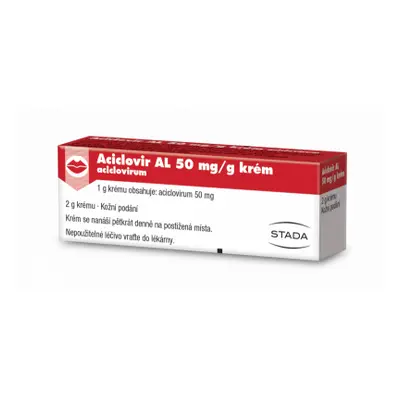 Aciclovir AL Krém drm.crm.1x2g/100mg