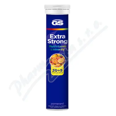 GS Extra Strong Multivit.+min.pomer.eff.tbl.20+5