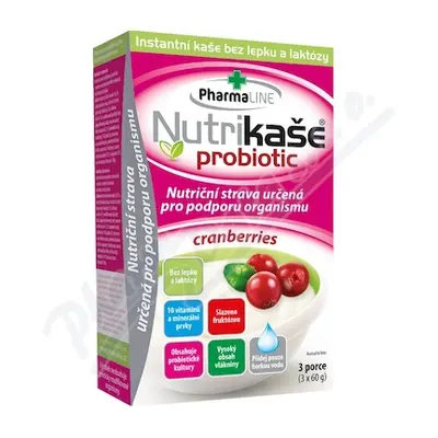 Nutrikaše probiotic cranberries 180g (3x60g)