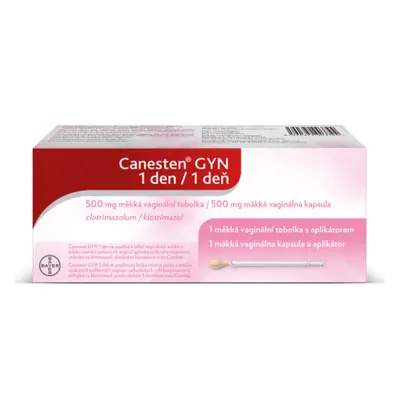 Canesten Gyn 1 den 500mg vag.cps.mol.1