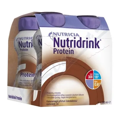 Nutridrink Protein s př. čoko.por.sol.4x200ml Nový