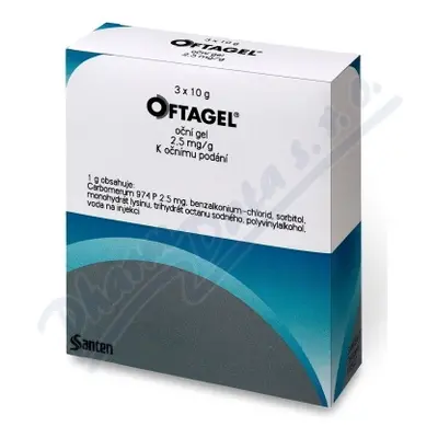 Oftagel oph.gel 3x10g/25mg