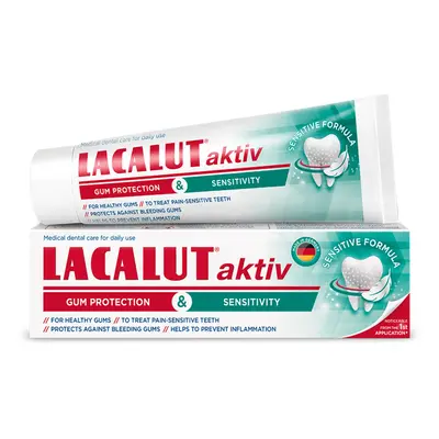 Lacalut Aktiv ochrana dásní & citlivé zuby 75ml