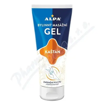 Alpa bylinný masážní gel kaštan 100ml