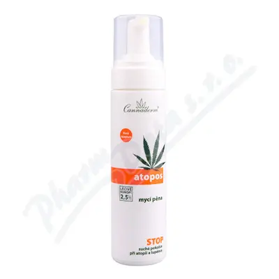 Cannaderm Atopos mycí pěna NEW 180ml