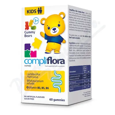 Compliflora KIDS želatinoví medvídci od 3let 60ks