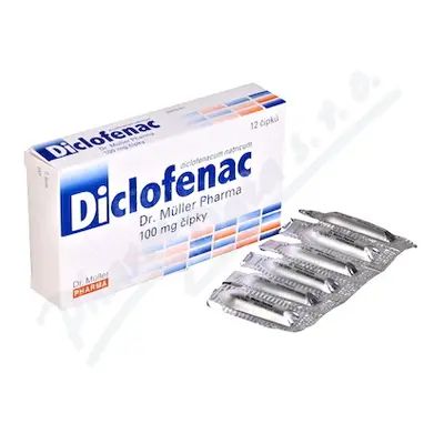 Diclofenac Dr.Müller Pharma 100mg sup.12