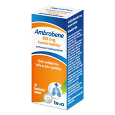 Ambrobene, 60 mg, 10 šumivých tablet