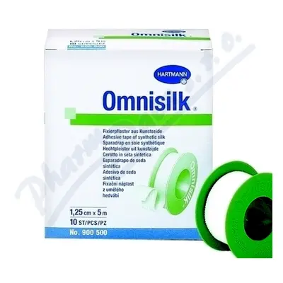 Náplast Omnisilk bílé hedvábí 2.5cmx9.2m/1ks