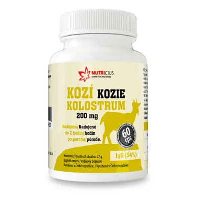 Kozí Kolostrum 200mg IgG 54% cps.60