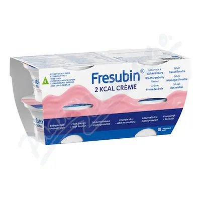 Fresubin 2kcal creme lesní jahoda por.sol.4x125g