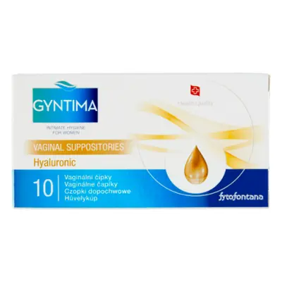 Fytofontana Gyntima vaginál.čípky Hyaluronic 10ks