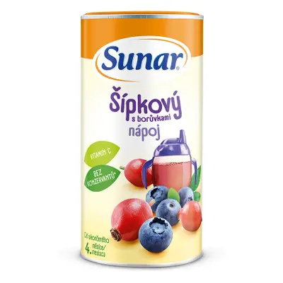 Sunar rozpustný nápoj šípkový s borůvkami 200g