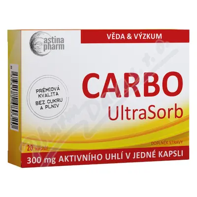 Astina CARBO UltraSorb 300mg cps.20