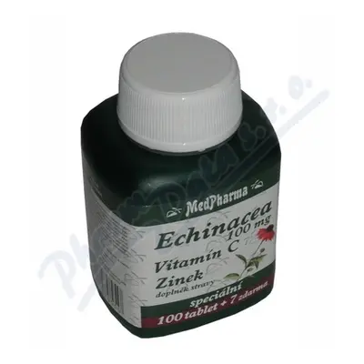 MedPharma Echinacea 100mg+vit.C+zinek tbl.107